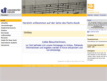 Tablet Screenshot of musik.uni-siegen.de