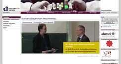 Desktop Screenshot of mb.uni-siegen.de