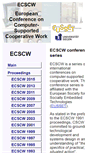 Mobile Screenshot of ecscw.uni-siegen.de