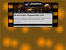 Tablet Screenshot of panoptikum.uni-siegen.de