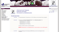 Desktop Screenshot of informatik.uni-siegen.de