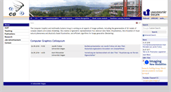 Desktop Screenshot of cg.informatik.uni-siegen.de