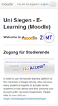 Mobile Screenshot of moodle.uni-siegen.de
